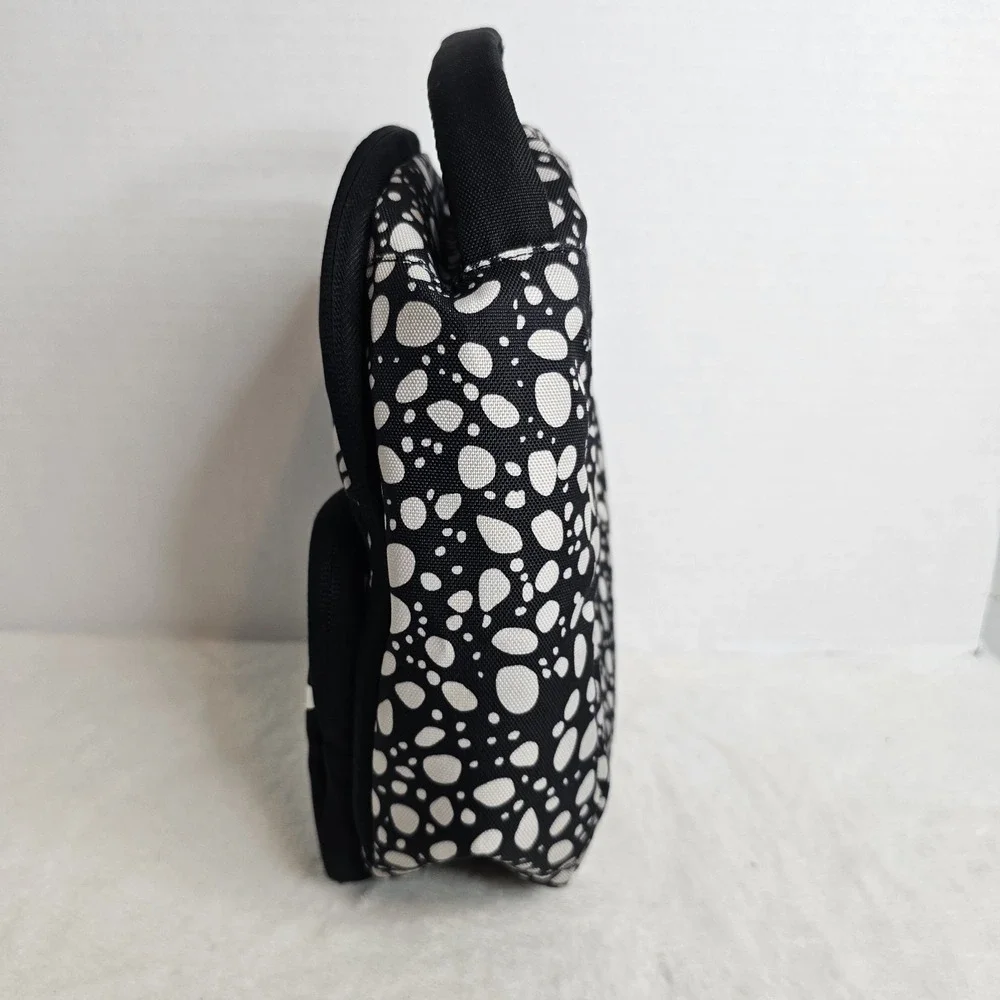 Nike Insulated Lunch Bag 6L 11x8x5 Nike Logo Blk/Wht w ID Insert UNISEX. EUC